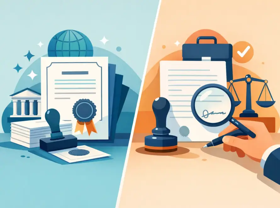 Apostille vs Notarization Explained Clearly