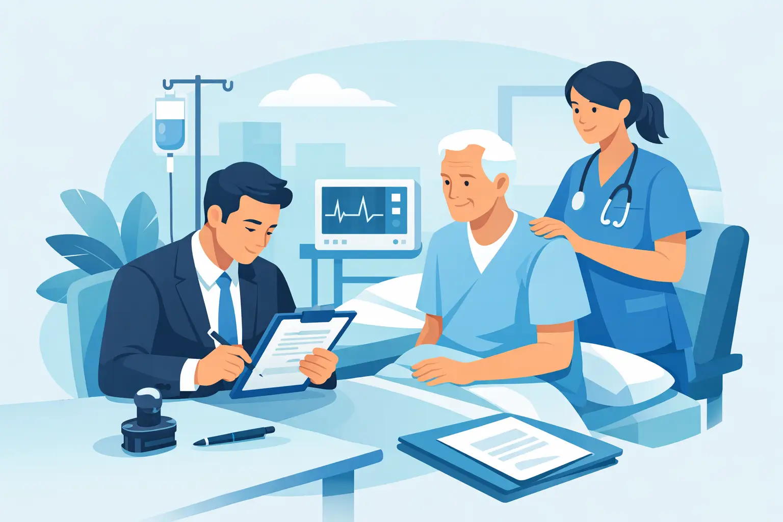 Need a Notary for Hospital Discharge Papers?