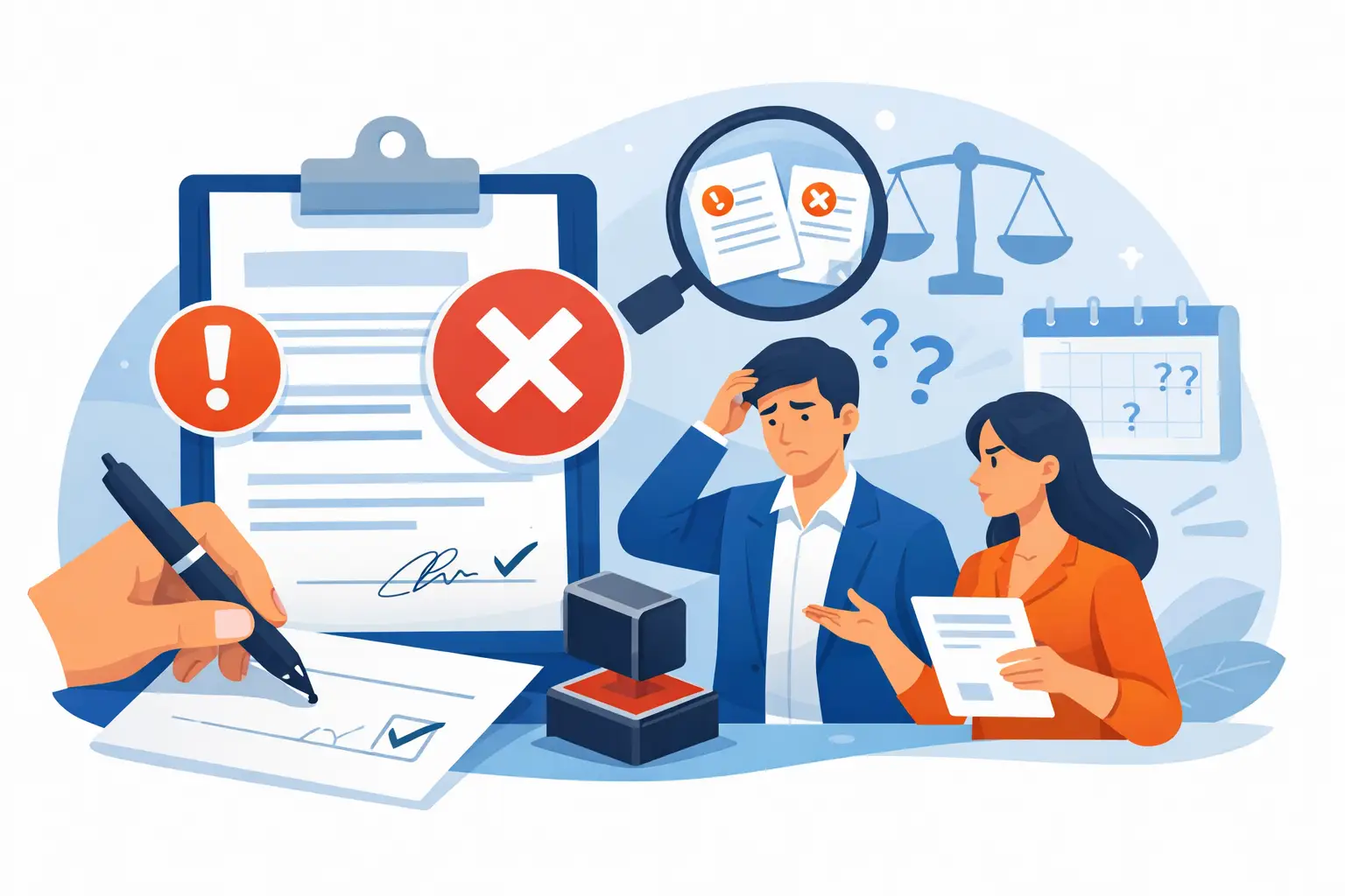 Top Reasons Documents Get Rejected at Signing