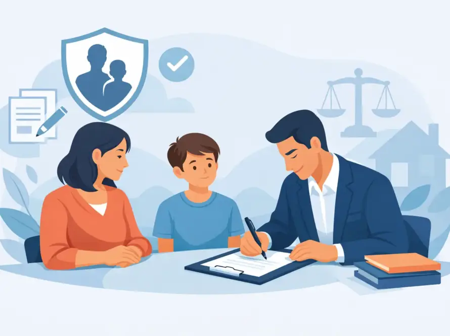 A Guardianship Paperwork Signing Example