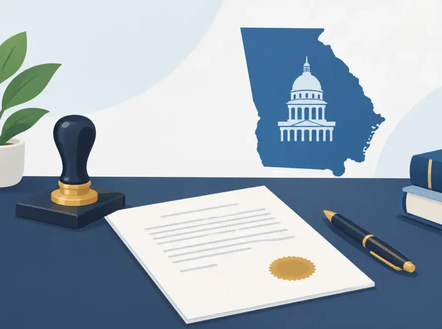 Georgia Affidavit Notarization Requirements
