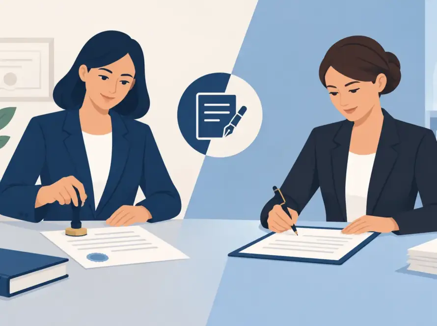 Notary Public Versus Signing Agent Explained