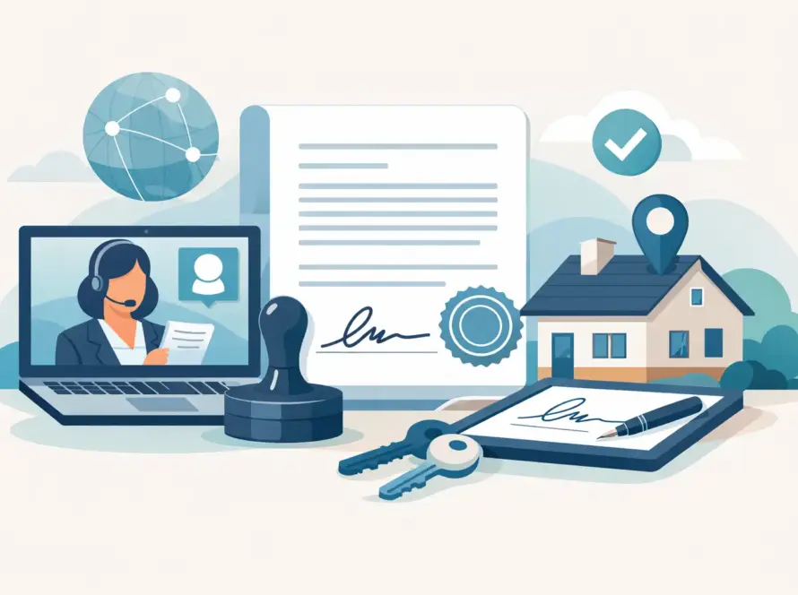 What Is a Remote Online Notarization RON Closing?