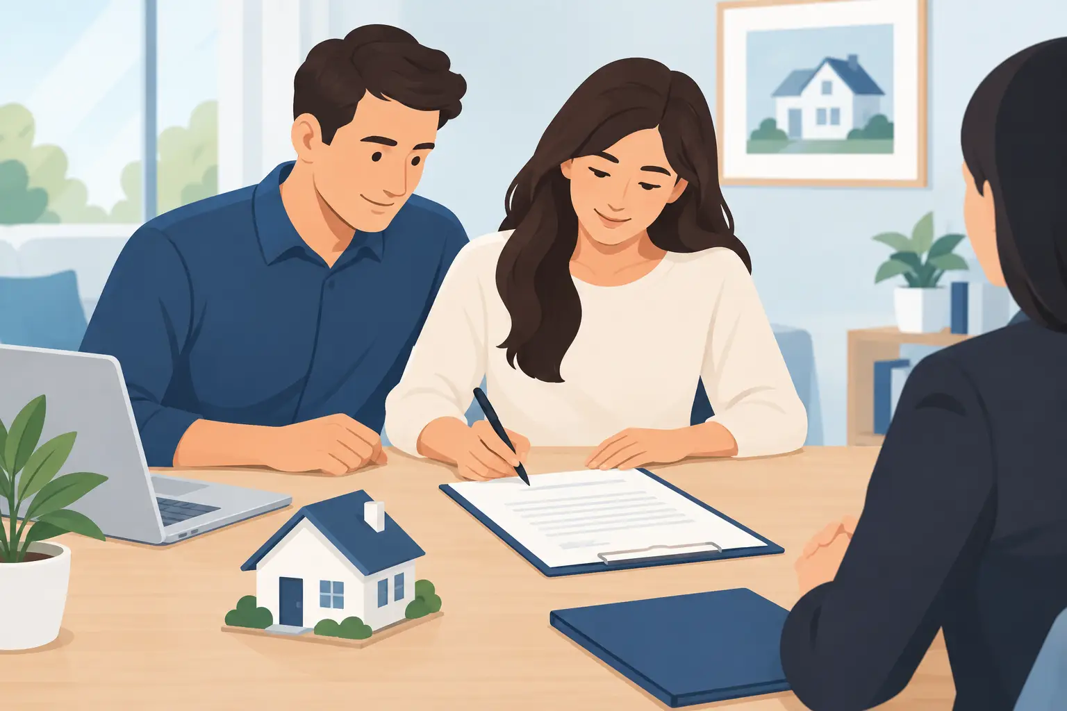A Refinance Signing Example for Homeowners
